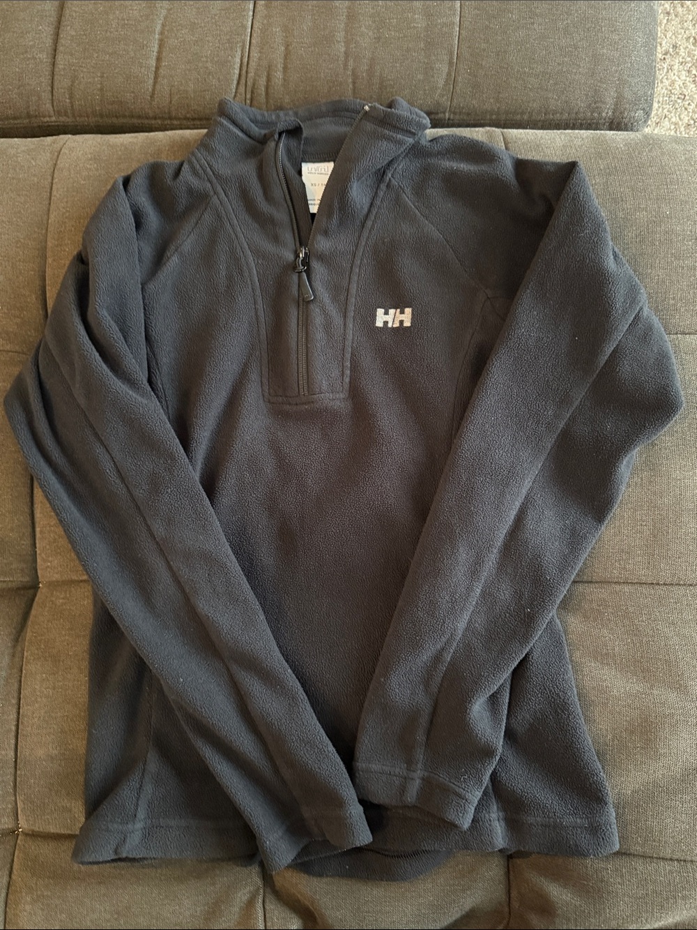 Helly Hansen women’s  Black Half-Zip Fleece Pullover